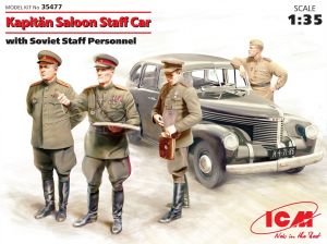 Штабная машина "Капитан" седан с советским штабным персоналом ― Mag-Fox